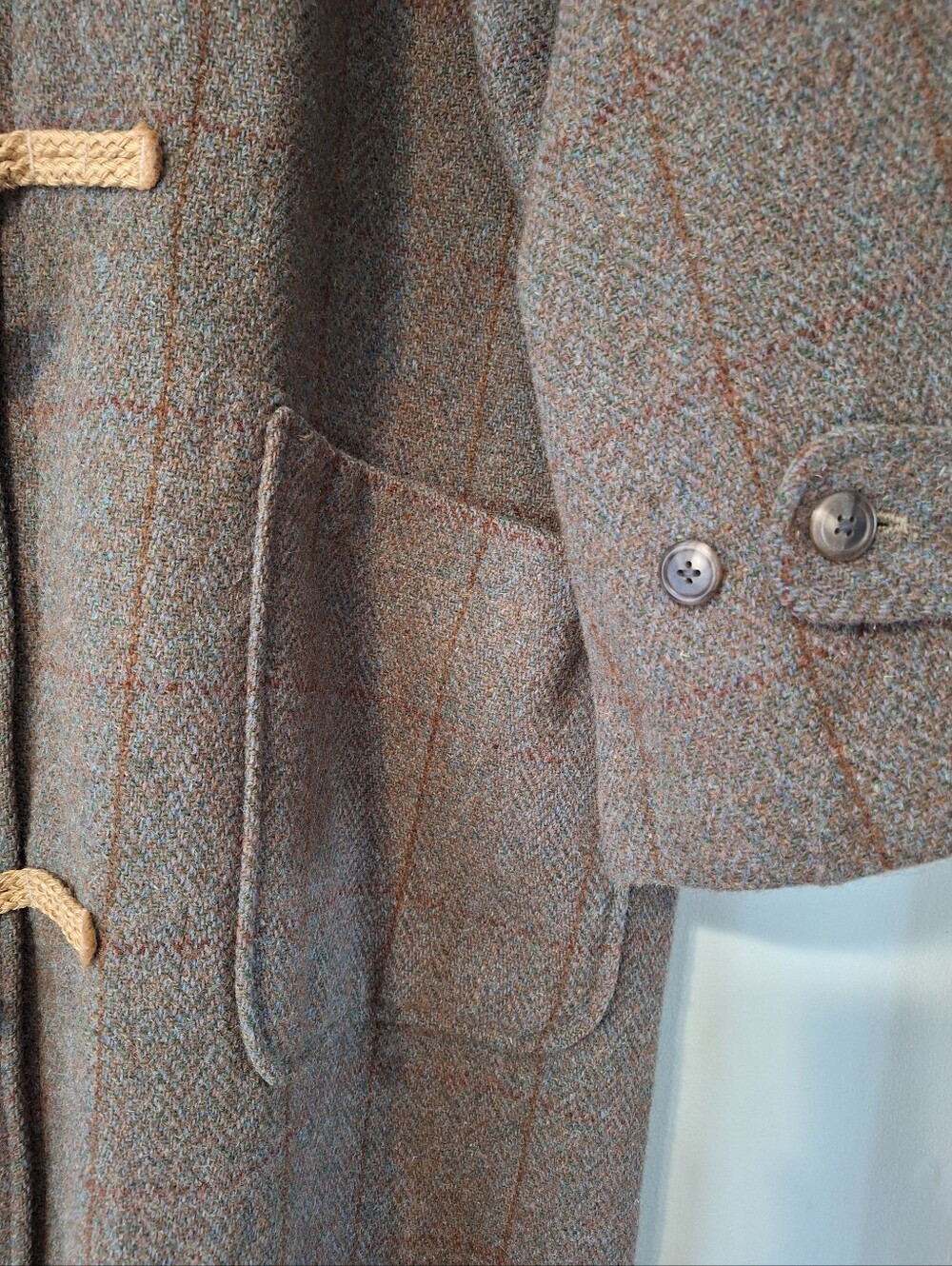 Vintage Polo Ralph Lauren Wool Toggle Duffle Coat - M - Picture 4 of 16